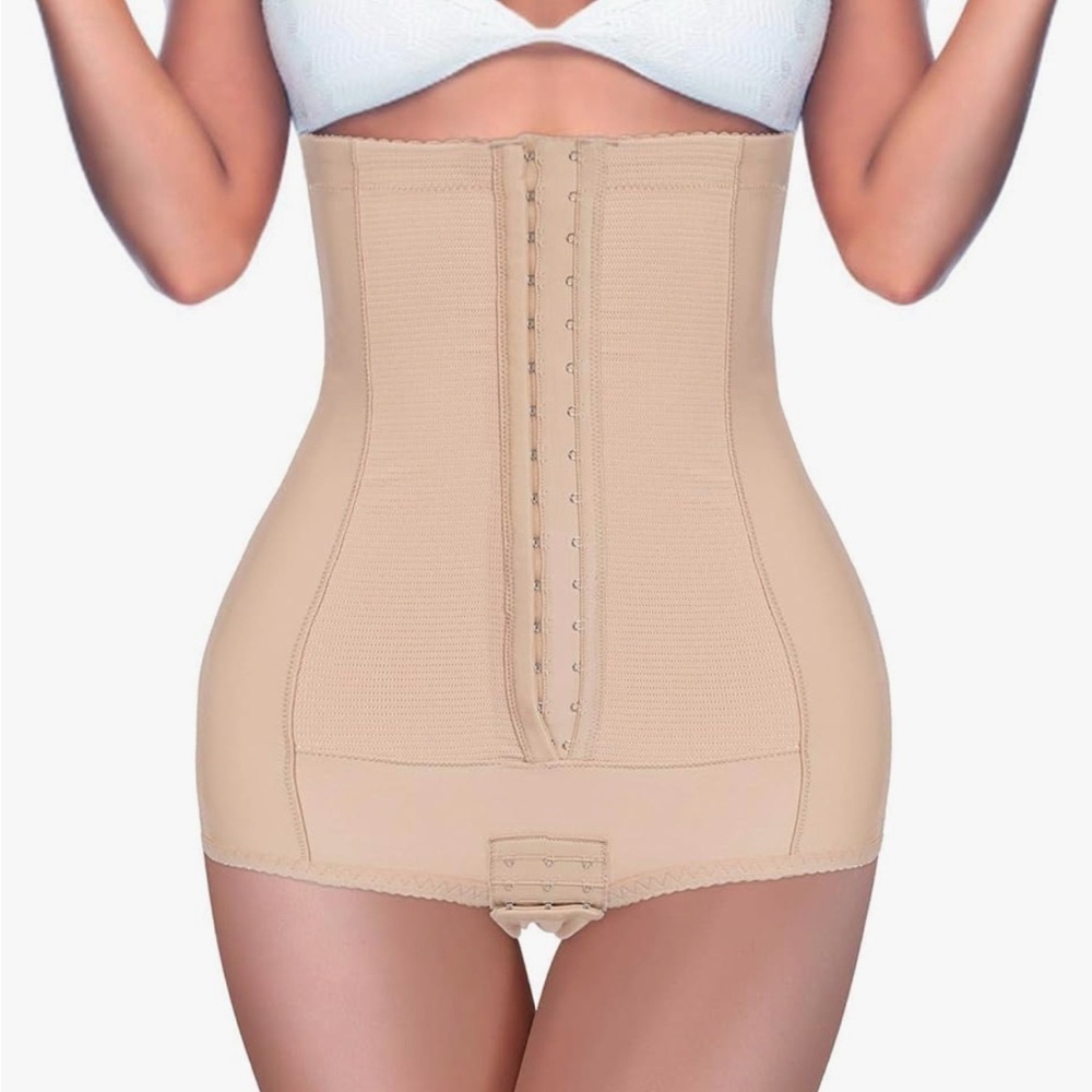 High-Waisted Tan Shapewear